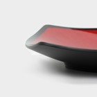 Блюдо сервировочное «Красный Восток», 27.5×3.5 см, пластик, чёрное - Фото 5