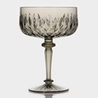 Креманка «Грани», 400 мл, 11×15.5 см, пластик, серая - Фото 3