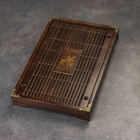 Поднос для чайной церемонии, чабань, 43 х 28.5 х 5 см, японский дуб - Фото 2