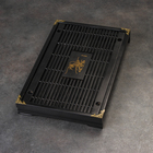 Чабань для чайной церемонии ДЖЕКИЧАЙ, 43×28.5×5 см, японский дуб, чёрный - Фото 2