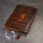 Чабань для чайной церемонии ДЖЕКИЧАЙ, 53×33×5 см, дерево японский дуб, коричневый - Фото 1