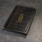 Поднос для чайной церемонии ДЖЕКИЧАЙ, чабань, 53×33×5 см, дерево японский дуб - Фото 2