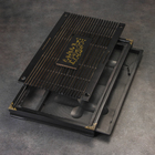 Поднос для чайной церемонии ДЖЕКИЧАЙ, чабань, 53×33×5 см, дерево японский дуб - Фото 4