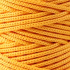 Шнур вязаный полипропиленовый без сердечника 3 мм /50 м  (желтый) - Фото 3