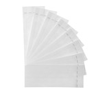 Бумажный контрольный браслет "Белый" TYVEK 100 штук - фото 24404030