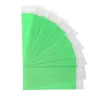 Бумажный контрольный браслет "Зелёный неоновый" TYVEK 100 штук - Фото 3