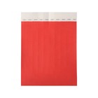 Бумажный контрольный браслет "Красный" TYVEK 100 штук - фото 24404051