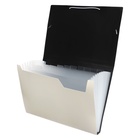 Папка А4, 13 отделений, 1000 мкм, Calligrata TOP, на резинке, светло-бежевая - фото 58006205