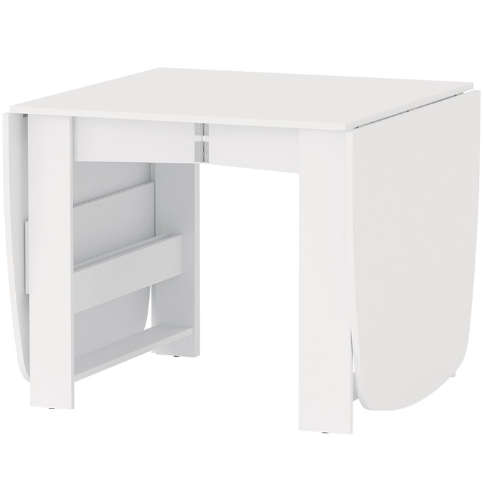 Стол - книжка, 300(1700/2280)×880×740 мм, цвет белый - Фото 1