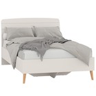 Кровать «Афина», 1200×2000 мм, встроенное основание, цвет кашемир серый - Фото 1
