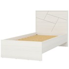 Кровать «Аделина», 900×2000 мм, встроенное основание, цвет рамух белый - Фото 2