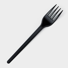 Вилки одноразовые Не ЗАБЫЛИ!, набор 6 шт., пластик, 15.5 см, столовая, чёрная - Фото 2