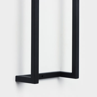 Держатель для полотенец, 10×23×80 см, чёрный