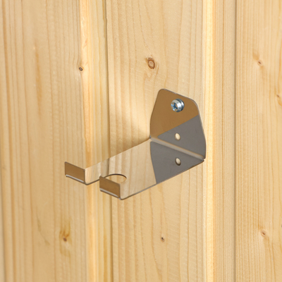 Подвес - кронштейн для бани и сауны, нержавеющая сталь, для черпаков