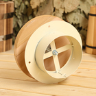 Вентиляционный клапан с юбкой (вент. канал D=100 мм) Канадский кедр основание металл - фото 24417205