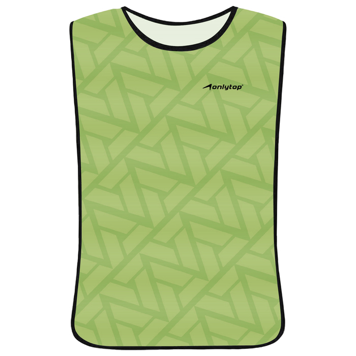 Манишка футбольная на резинке ONLYTOP Triangle, р. 50-56, цвет зелёный - Фото 1