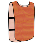 Манишка футбольная на резинке ONLYTOP Print, р. 50-56, цвет оранжевый - Фото 2