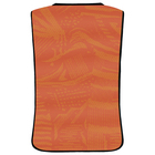 Манишка футбольная на резинке ONLYTOP Print, р. 50-56, цвет оранжевый - Фото 3