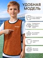 Манишка футбольная детская Print ONLYTOP, р. 36-40, на резинке, оранжевая - Фото 2