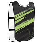 Манишка футбольная детская Checkmark ONLYTOP, р. 36-40, на резинке, зелёная - Фото 4