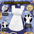 Набор на выпускной «Умная старшеклассница»: фартук р. 40–46, банты 2 шт., гольфы - Фото 2