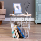 Столик журнальный «Корзинка. Клик Мебель», 400×400×405 мм, цвет белый - Фото 1