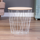 Столик журнальный «Корзинка. Клик Мебель», 400×400×405 мм, цвет белый - Фото 2
