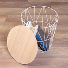 Столик журнальный «Корзинка. Клик Мебель», 400×400×405 мм, цвет белый - Фото 3