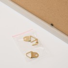 Фоторамка пластик на 8 фото 9х13 см "Розовая" с прищепками, белая 50х40х1,2 см - фото 24433781