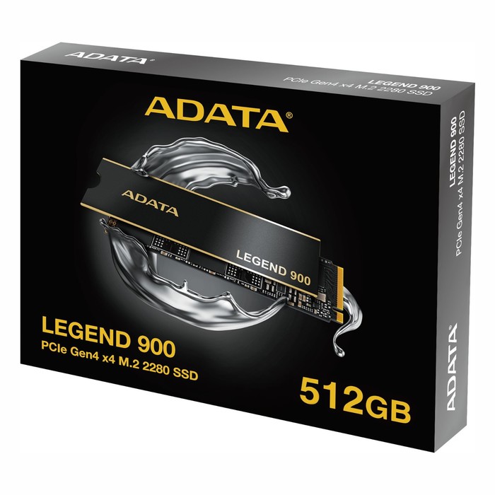 Накопитель SSD A-Data PCIe 4.0 x4 512GB SLEG-900-512GCS Legend 900 M.2 2280 - фото 51576914