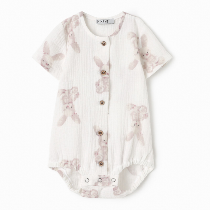 Боди детское MINAKU «Зайки», рост 86-92 см
