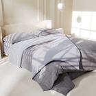 Постельное бельё Этель дуэт Gray cage 150х215см-2 шт, 225х240см, 50х70±3 см-2 шт, новосатин 10326488 - фото 12718528