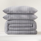 Постельное бельё Этель дуэт Gray cage 150х215см-2 шт, 225х240см, 50х70±3 см-2 шт, новосатин 10326488 - фото 12718529