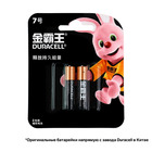 Батарейка алкалиновая Duracell Basic (CH), AAA, LR03-2BL, 1.5В, блистер, 2 шт. - Фото 1