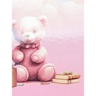 Дневник 1-11 класс "Розовый мишка", твердая обложка c глянцевой ламинацией, 40 листов - фото 24434098