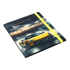 Дневник 1-4 класс "Желтый автомобиль", твердая обложка, выборочный лак, 48 листов, с резинкой - Фото 3