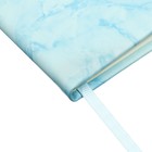 Дневник 1-11 класс "Мрамор голубой", искусственная кожа, твердая обложка с тиснением, с ляссе, 48 листов - Фото 3