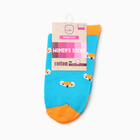 Носки женские "Лисички", цвет голубой, р-р 23-25 - фото 24503002