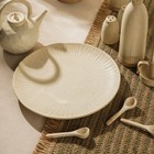 Тарелка SL Home «Виенто», d=28 см, керамика, бежевая - Фото 6