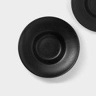 Набор тарелок фарфоровых для пасты Magistro Carbon, 21×21 см, 2 шт, цвет чёрный - Фото 4