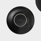 Набор тарелок фарфоровых для пасты Magistro Carbon, 21×21 см, 2 шт., цвет чёрный - Фото 7