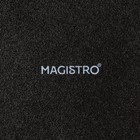 Набор тарелок фарфоровых Magistro Carbon, 21×18,5 см, 2 шт, цвет чёрный - Фото 7