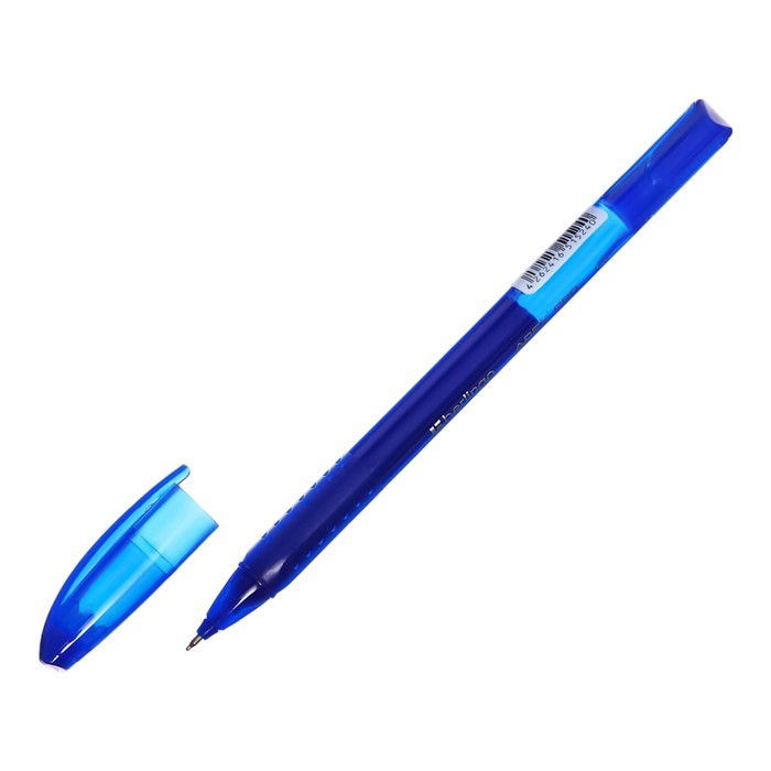 Ручка гелевая Berlingo Apex Pro синяя, 0,5мм, трехгранный корпус