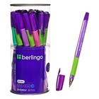 Ручка шариковая Berlingo "Aviator Envy" синяя, 0,7мм, грип, корпус микс - фото 321732509