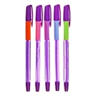 Ручка шариковая Berlingo. Aviator Envy, синий стержень, узел 0.7 мм, резиновый упор, МИКС - Фото 5