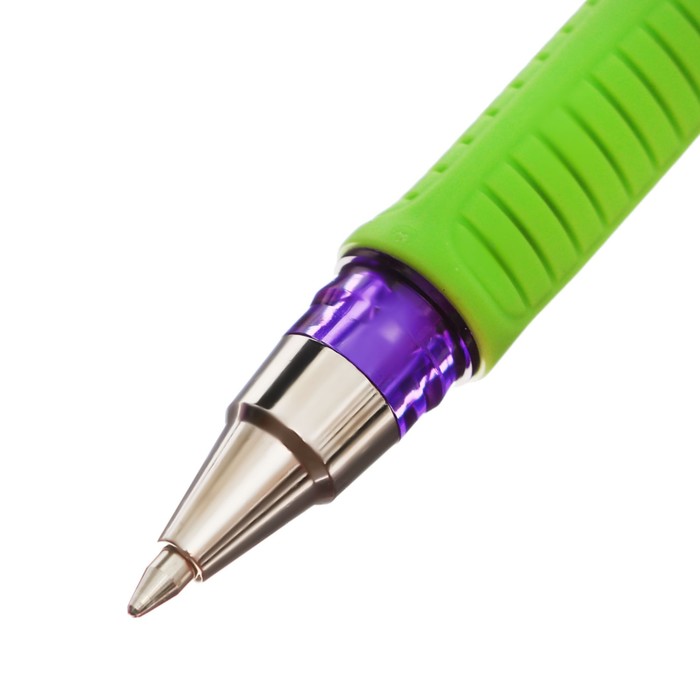 Ручка шариковая Berlingo "Aviator Envy" синяя, 0,7мм, грип, корпус микс