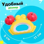 Погремушки с прорезывателями для зубов «Зверята», набор 3 шт. - Фото 2