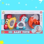 Погремушки с прорезывателями для зубов «Зверята», набор 3 шт. - Фото 7