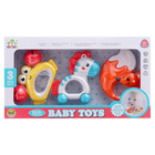 Погремушки с прорезывателями для зубов «Зверята», набор 3 шт. - Фото 8