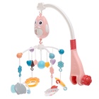 Мобиль музыкальный «Песенки совушки», на батарейках, цвет розовый - Фото 9